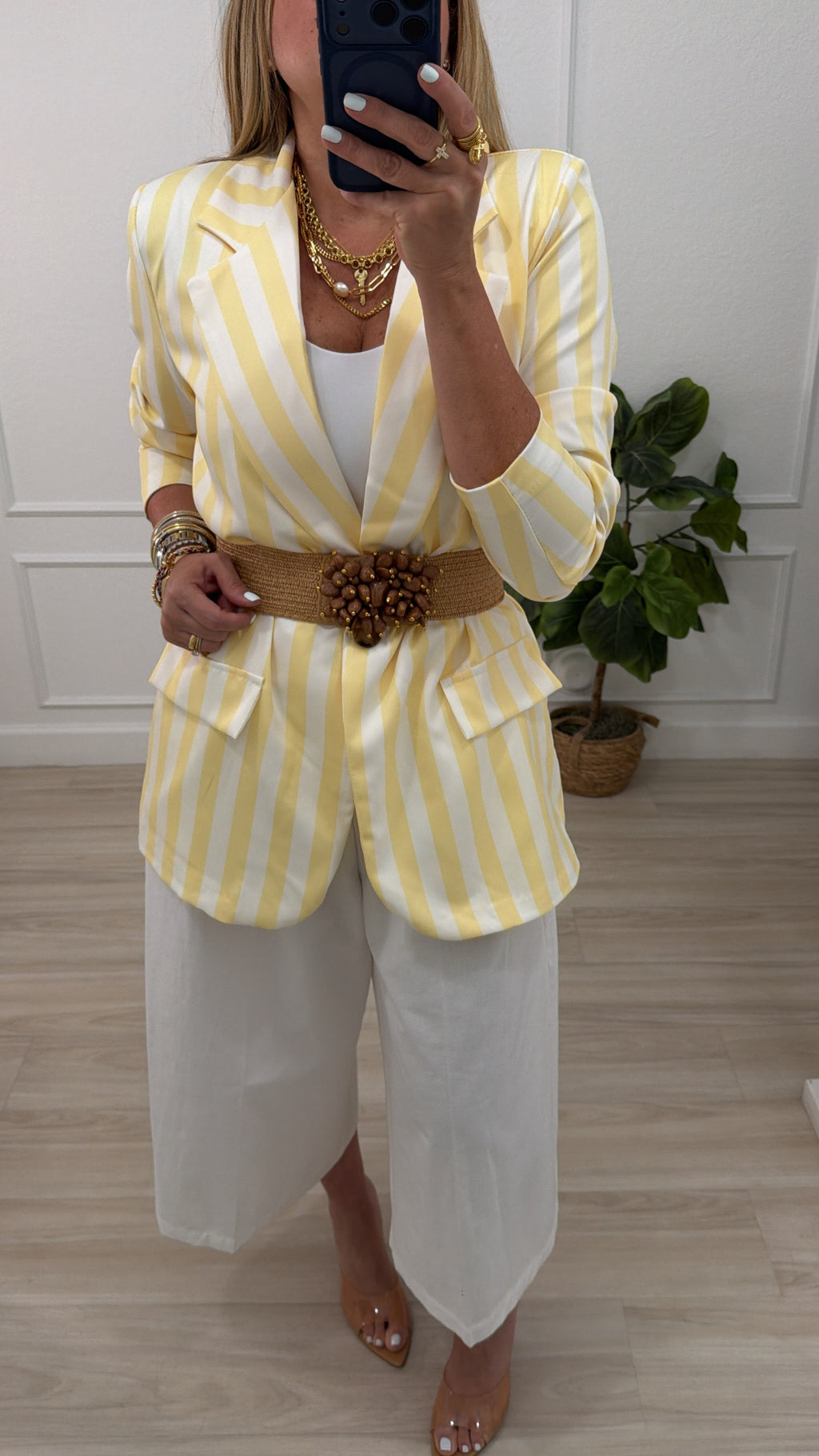 Striped blazer