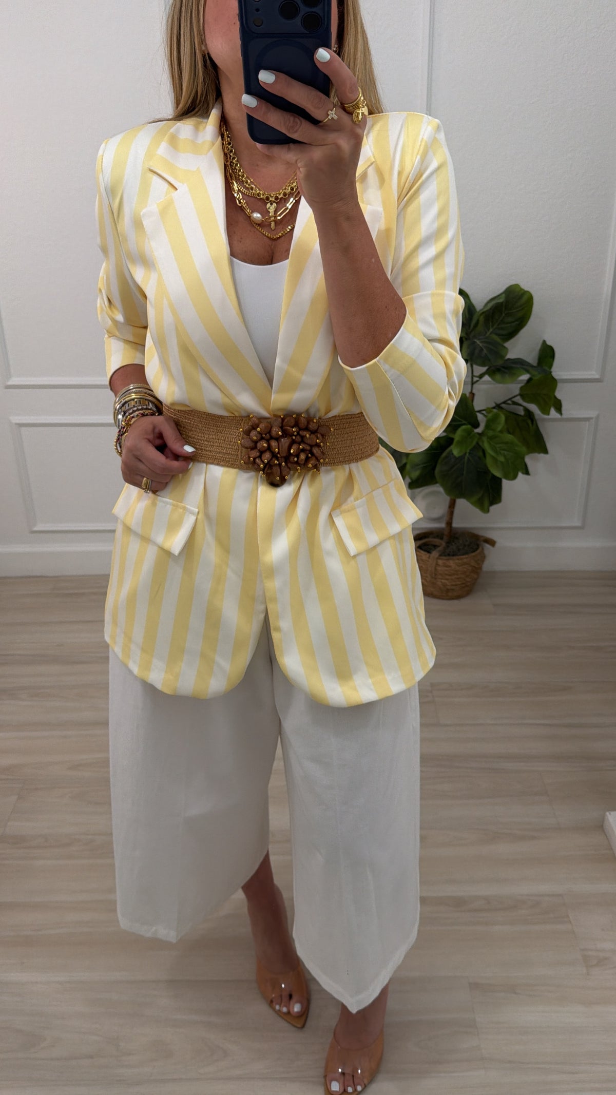 Striped blazer
