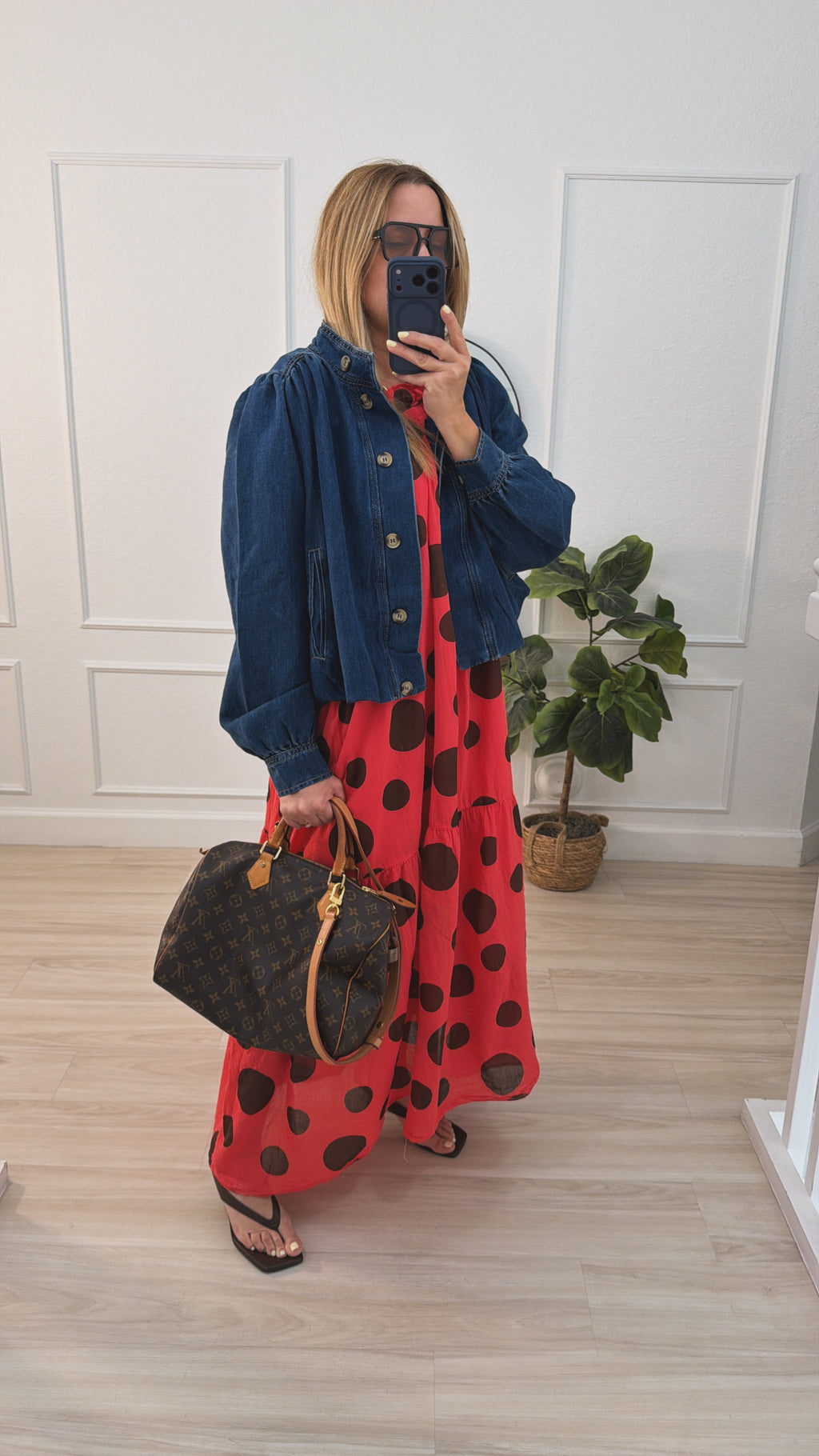 Polka dot dress