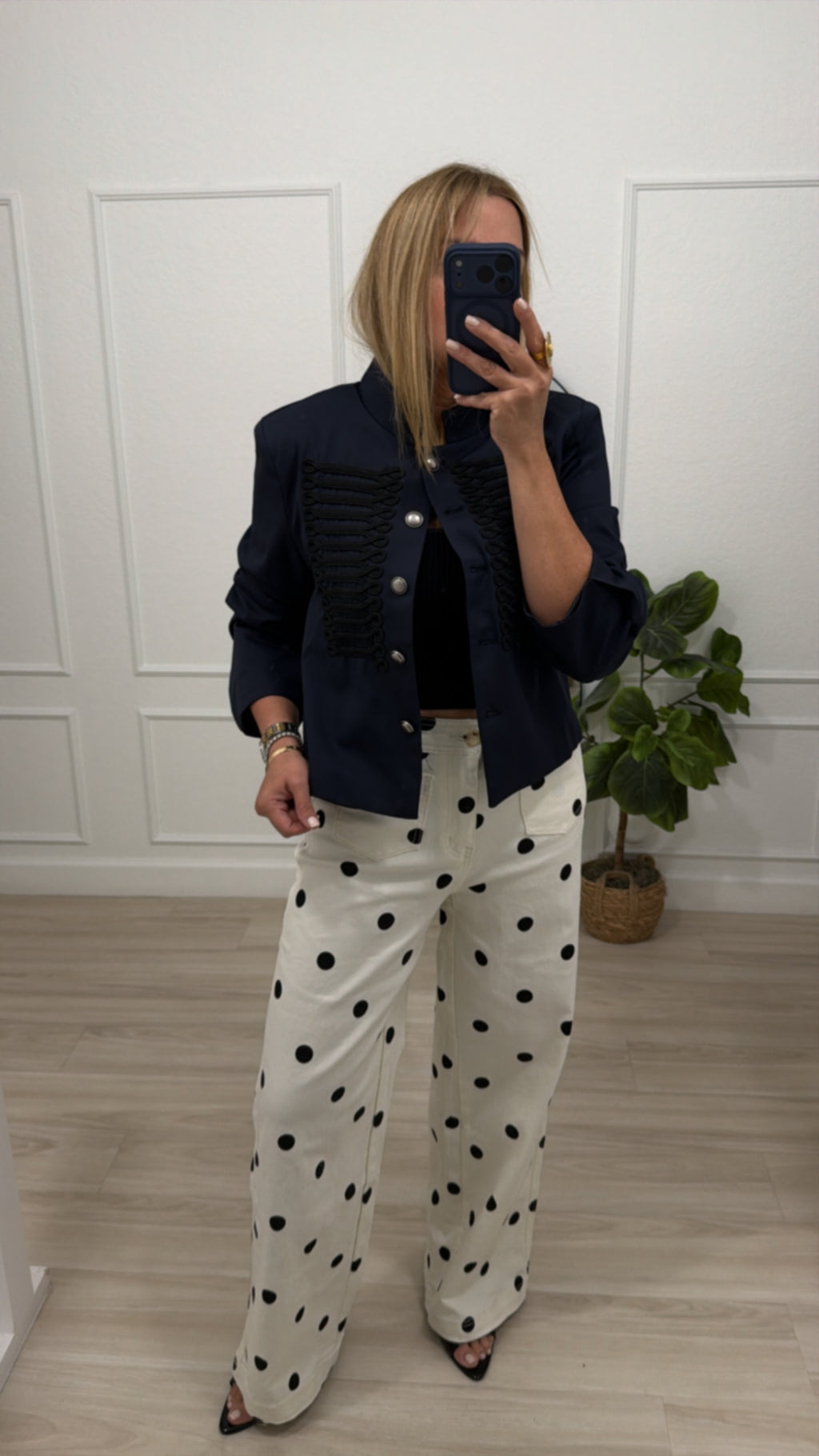 Navy napoleon jacket