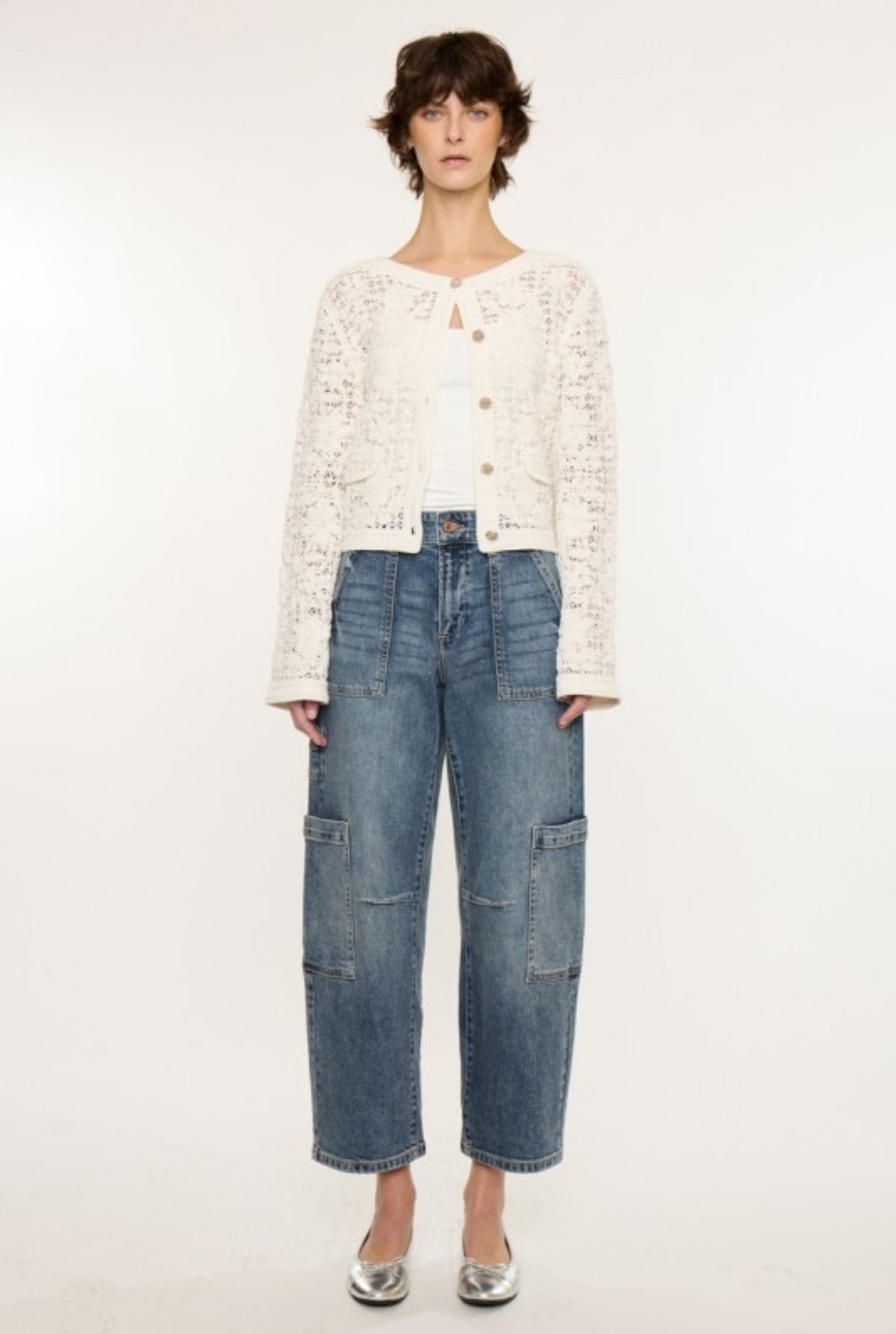 Cargo/barrel jeans