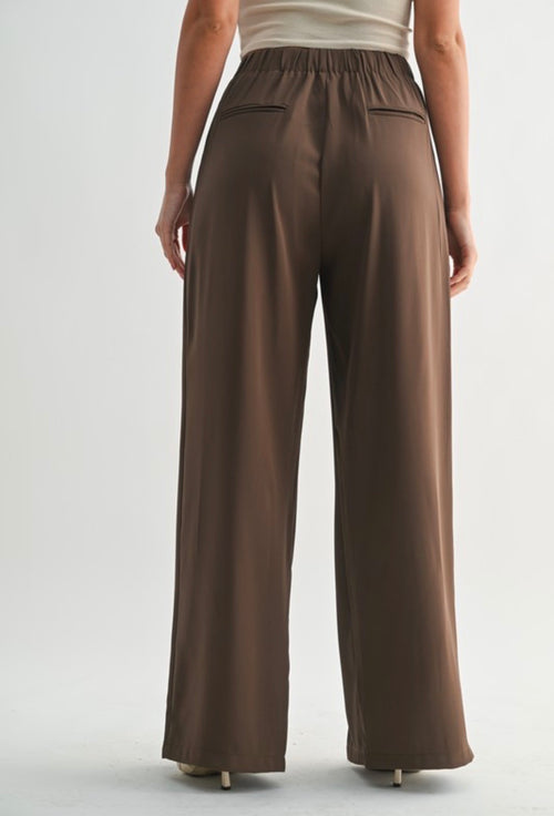 Brown Palazzo Trouser