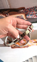 silver belt