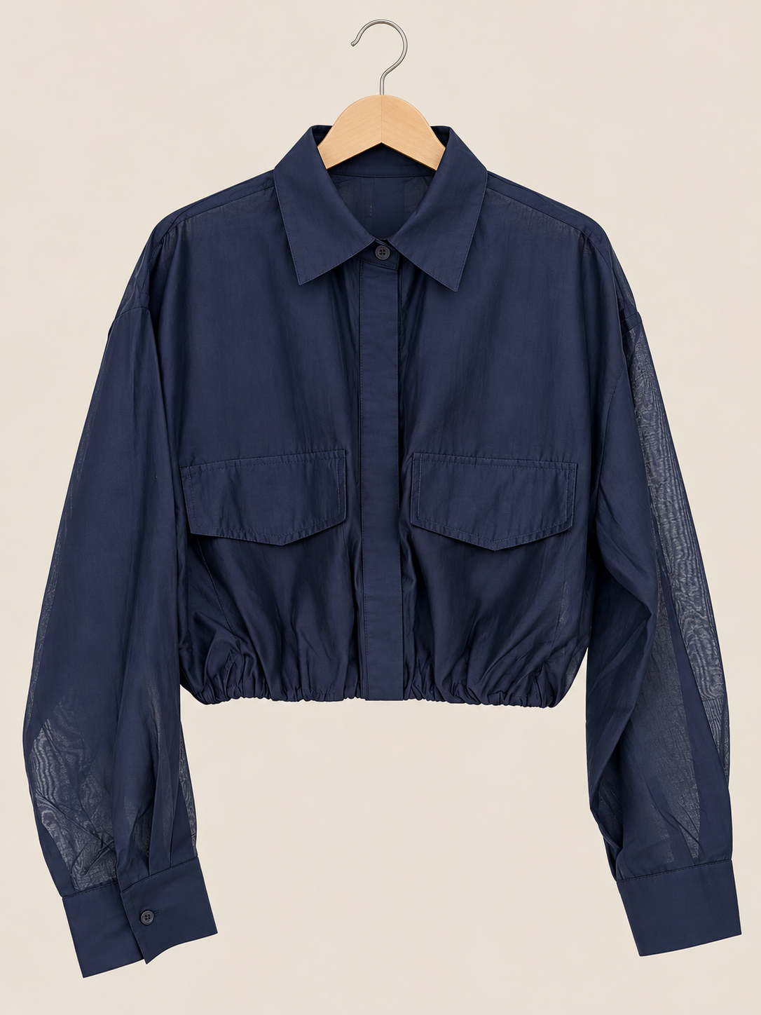Navy blouse
