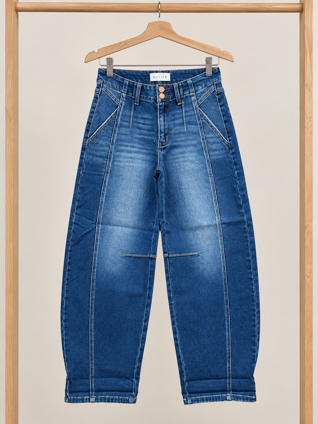 Barrel/stretch jeans