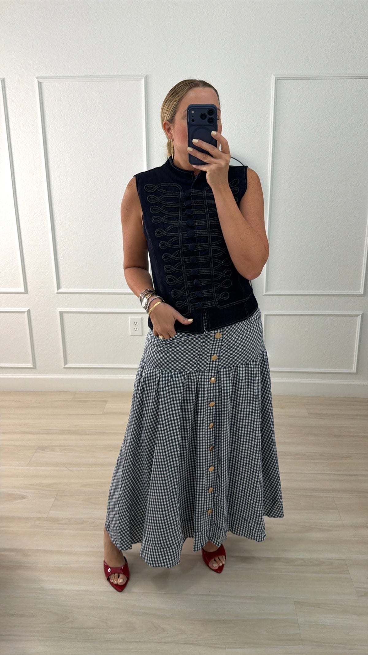 Napoleón/denim vest