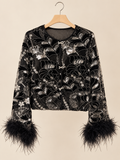 Embroidered Sequin Jacket
