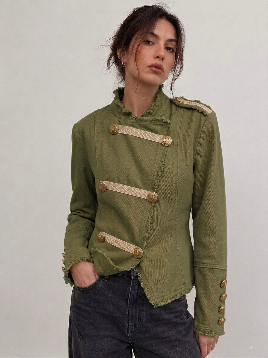 Olive Military Jacket