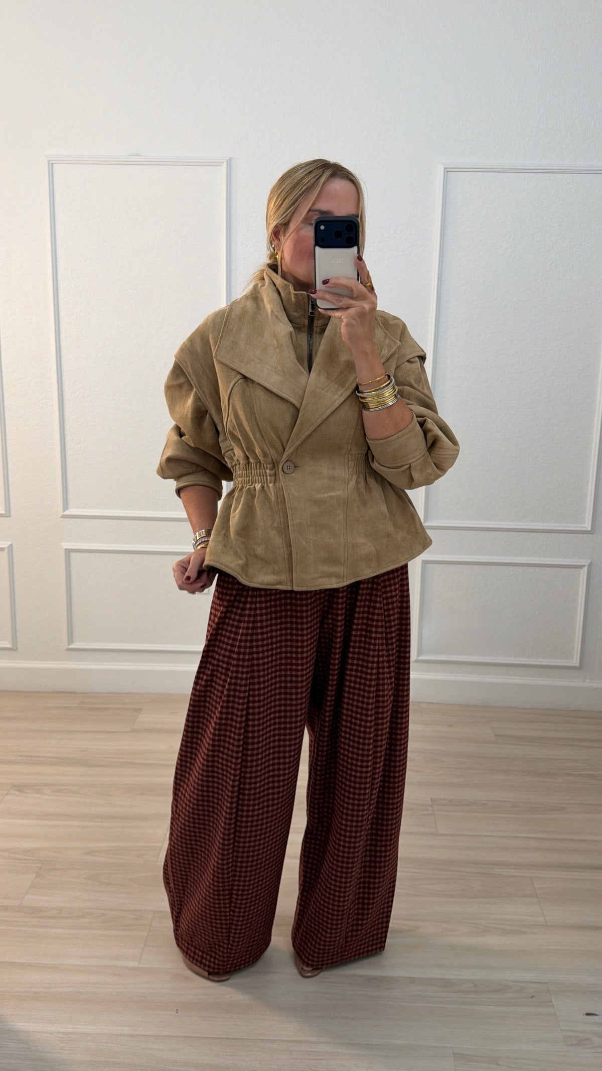 Plaid pants
