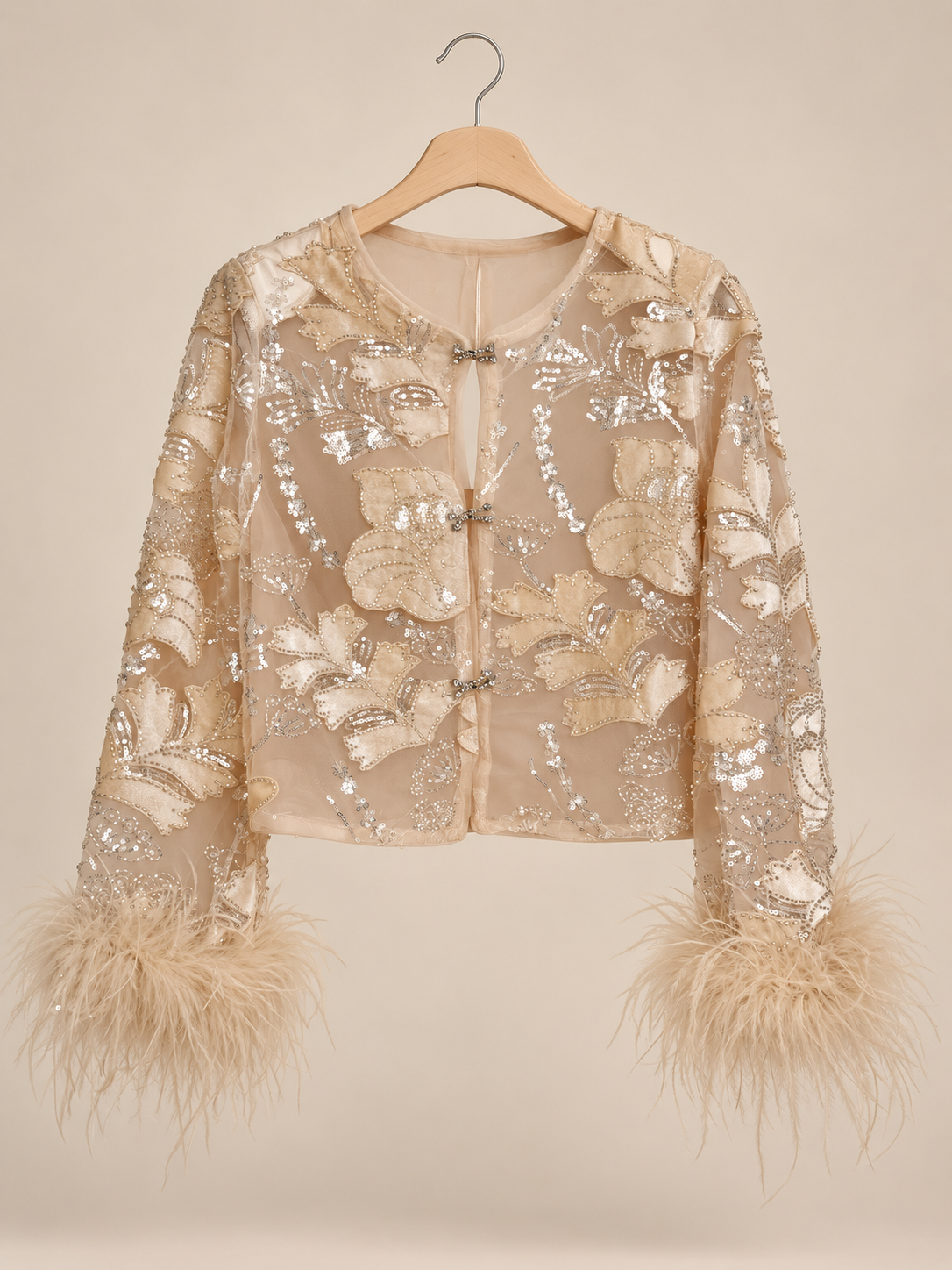 Embroidered Sequin Jacket