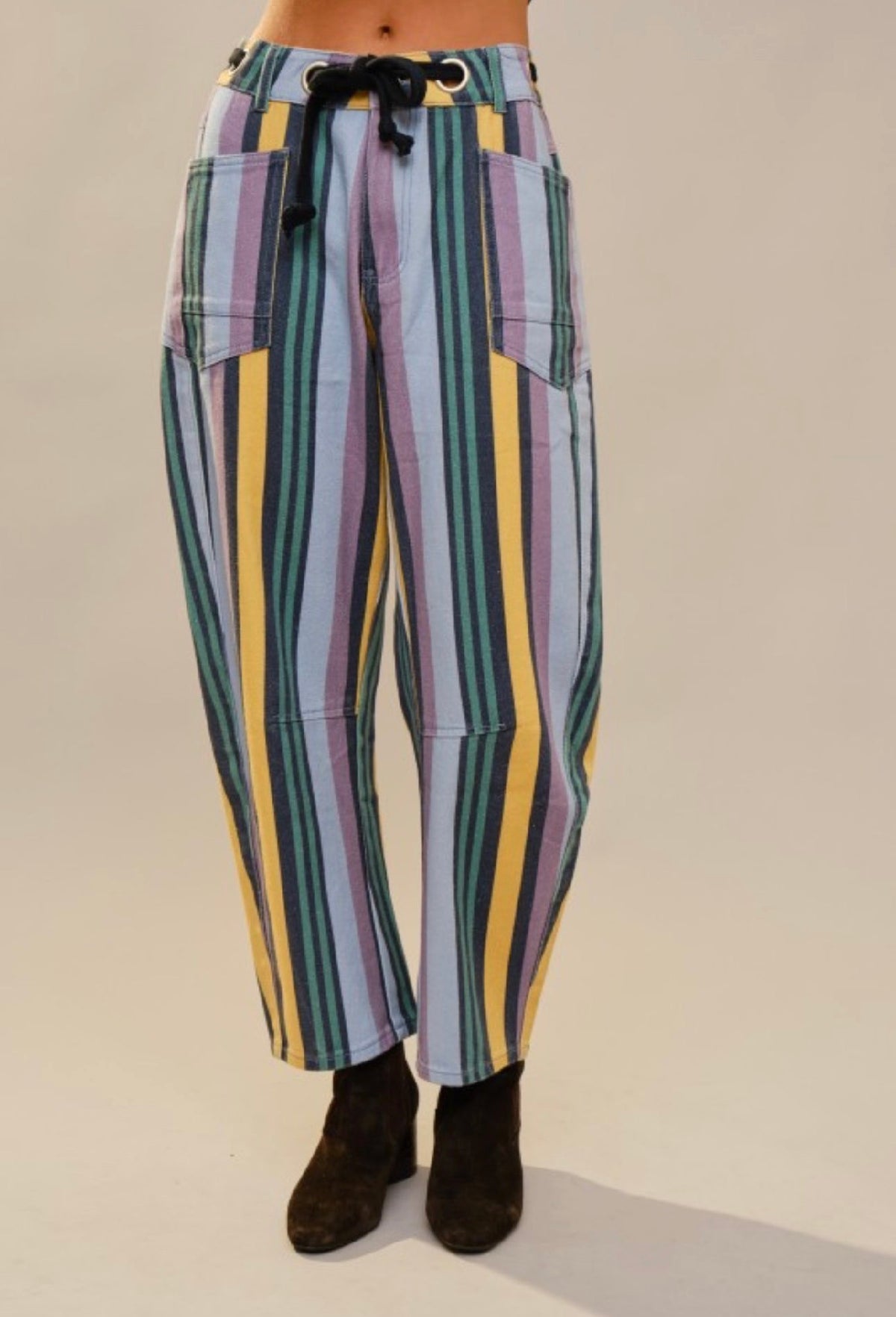 Multi color striped barrel