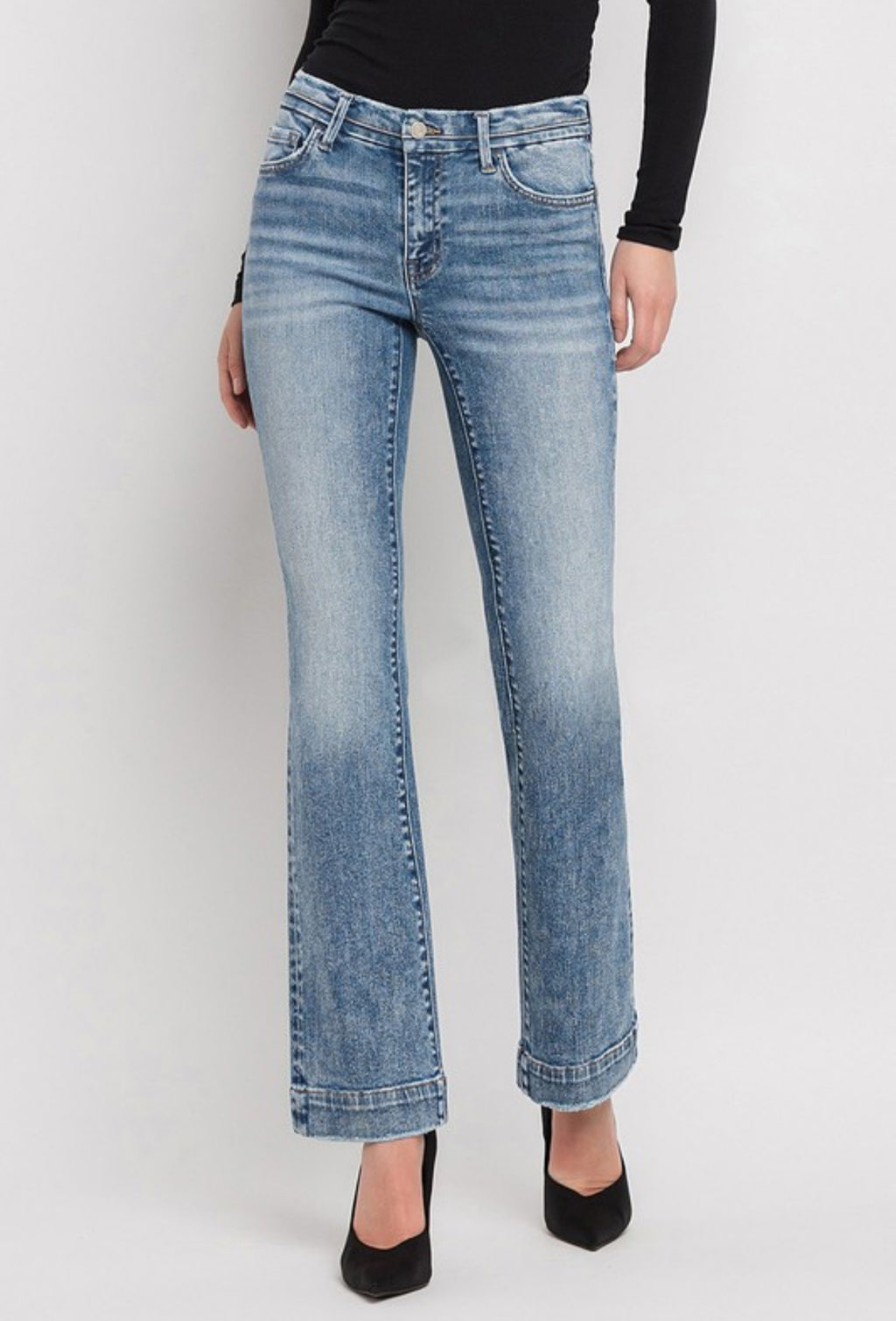 Mid rise jeans