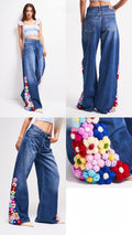 Crochet jeans