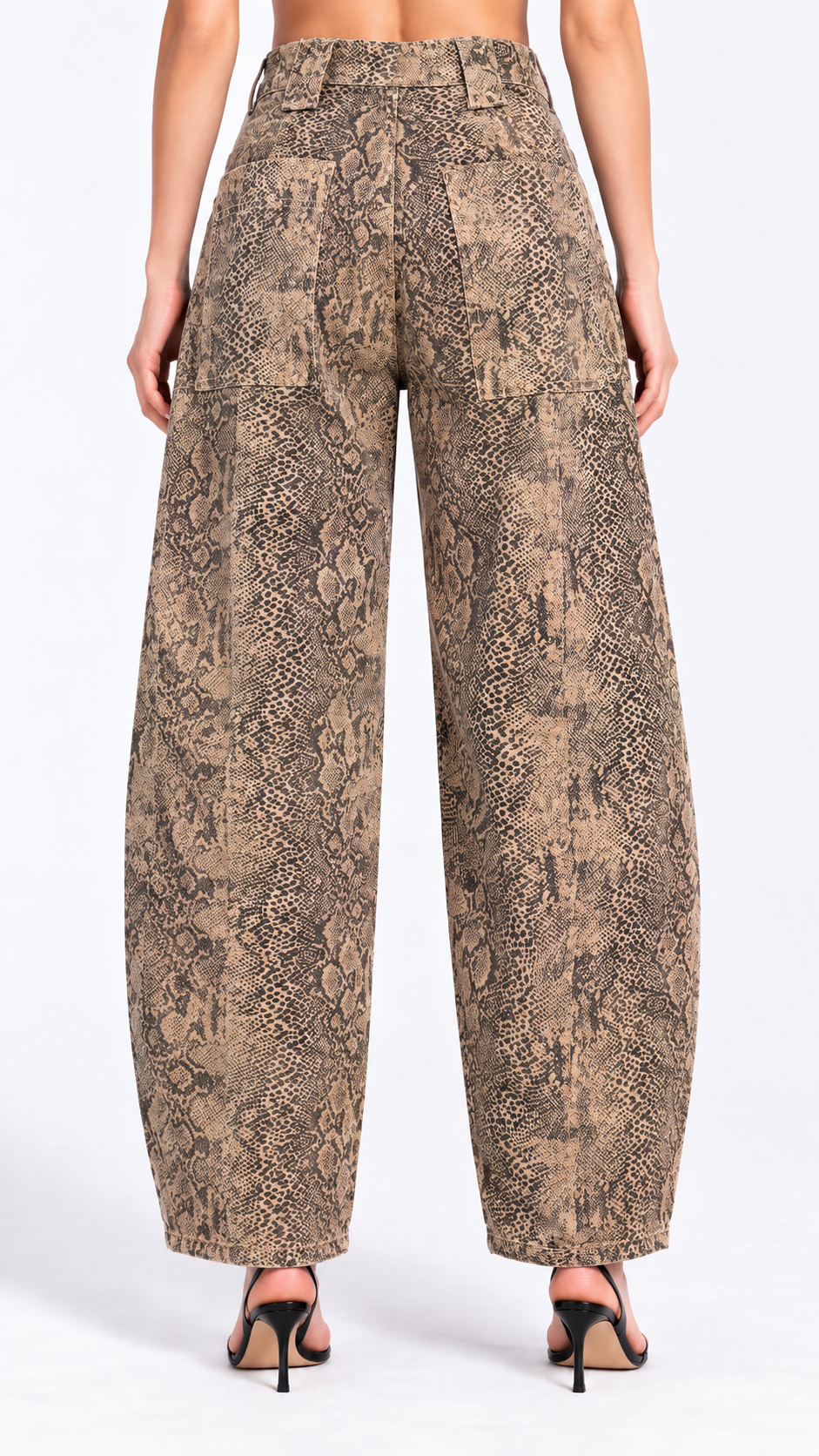 Python Studded Pants