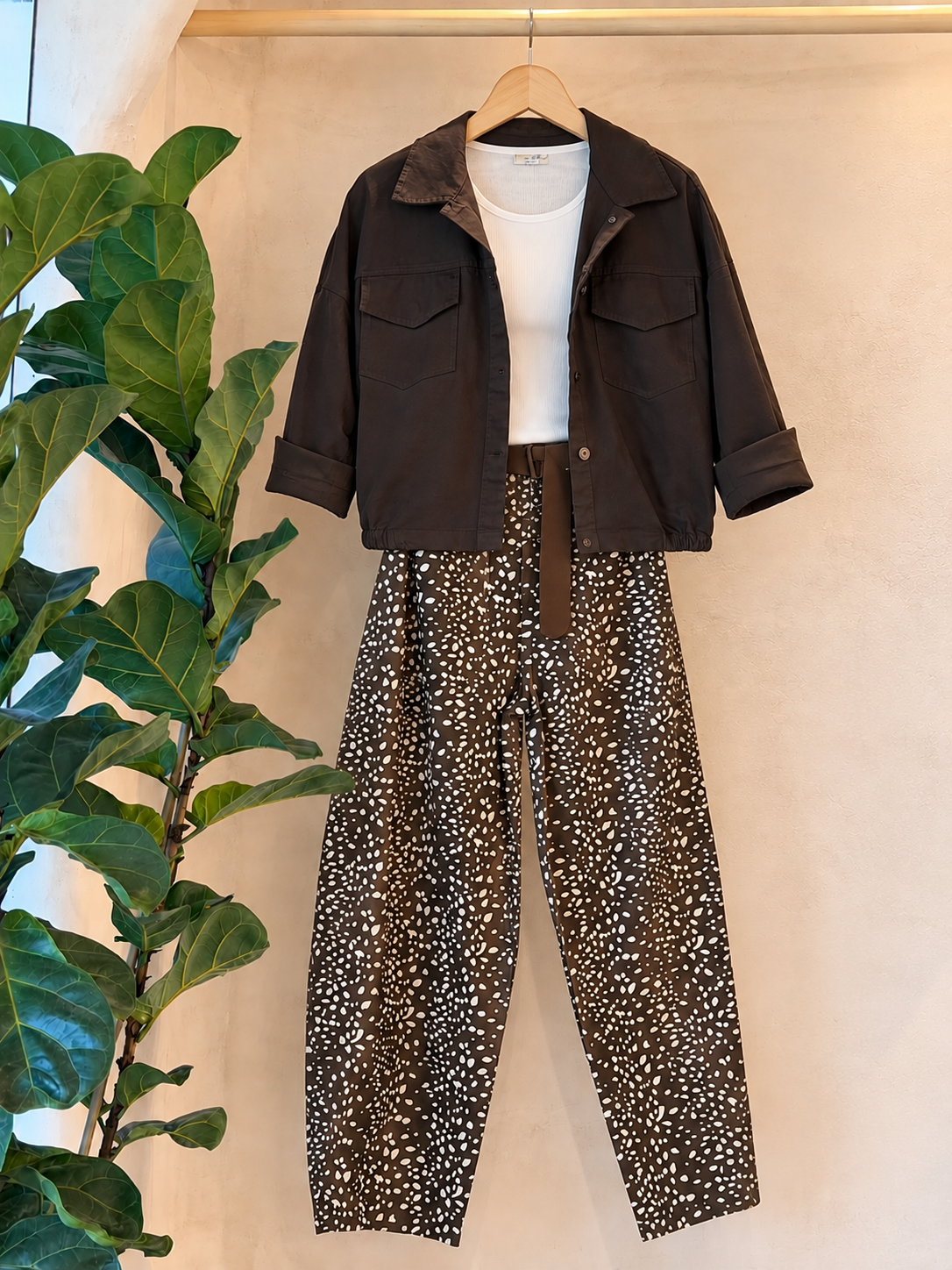 Brown/cotton jacket