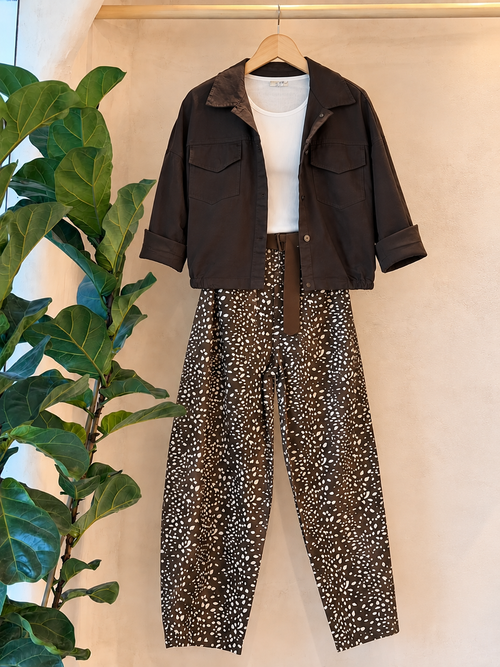 Brown/cotton jacket