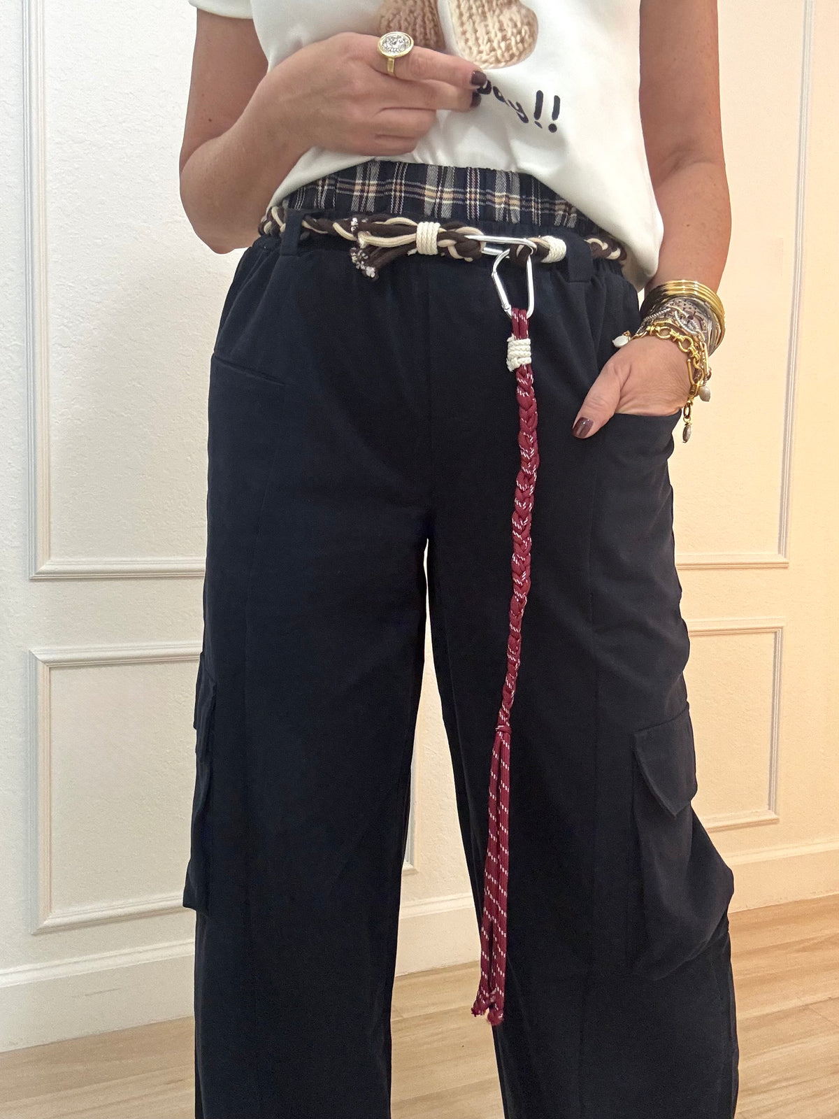 Navy pants
