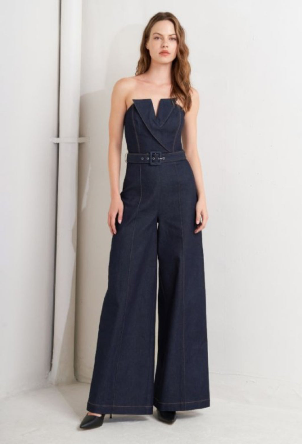 Denim/stretch Jumper