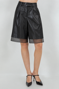 Leather Bermuda