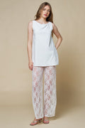 Lace/white set
