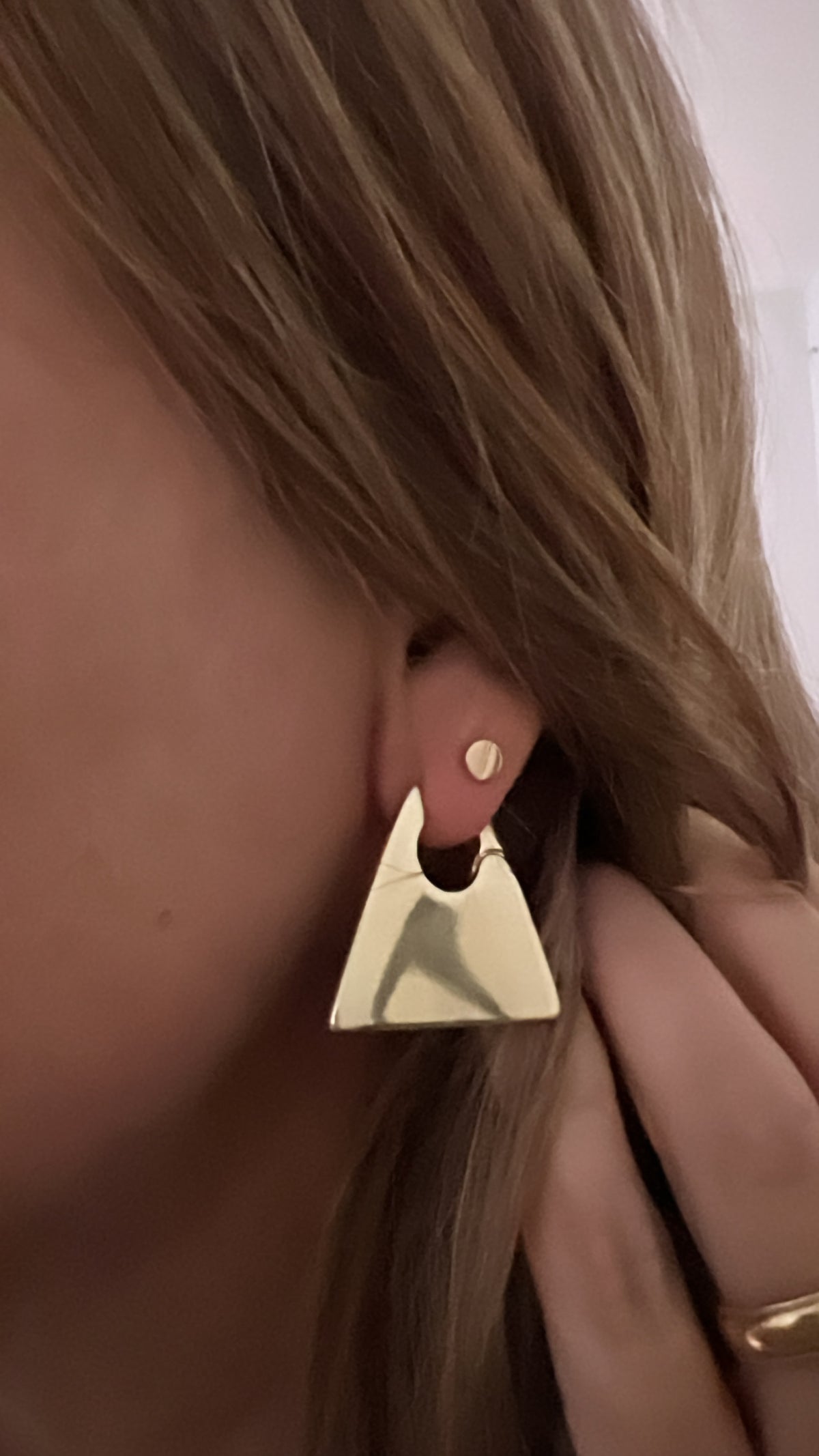 Triángulo earring