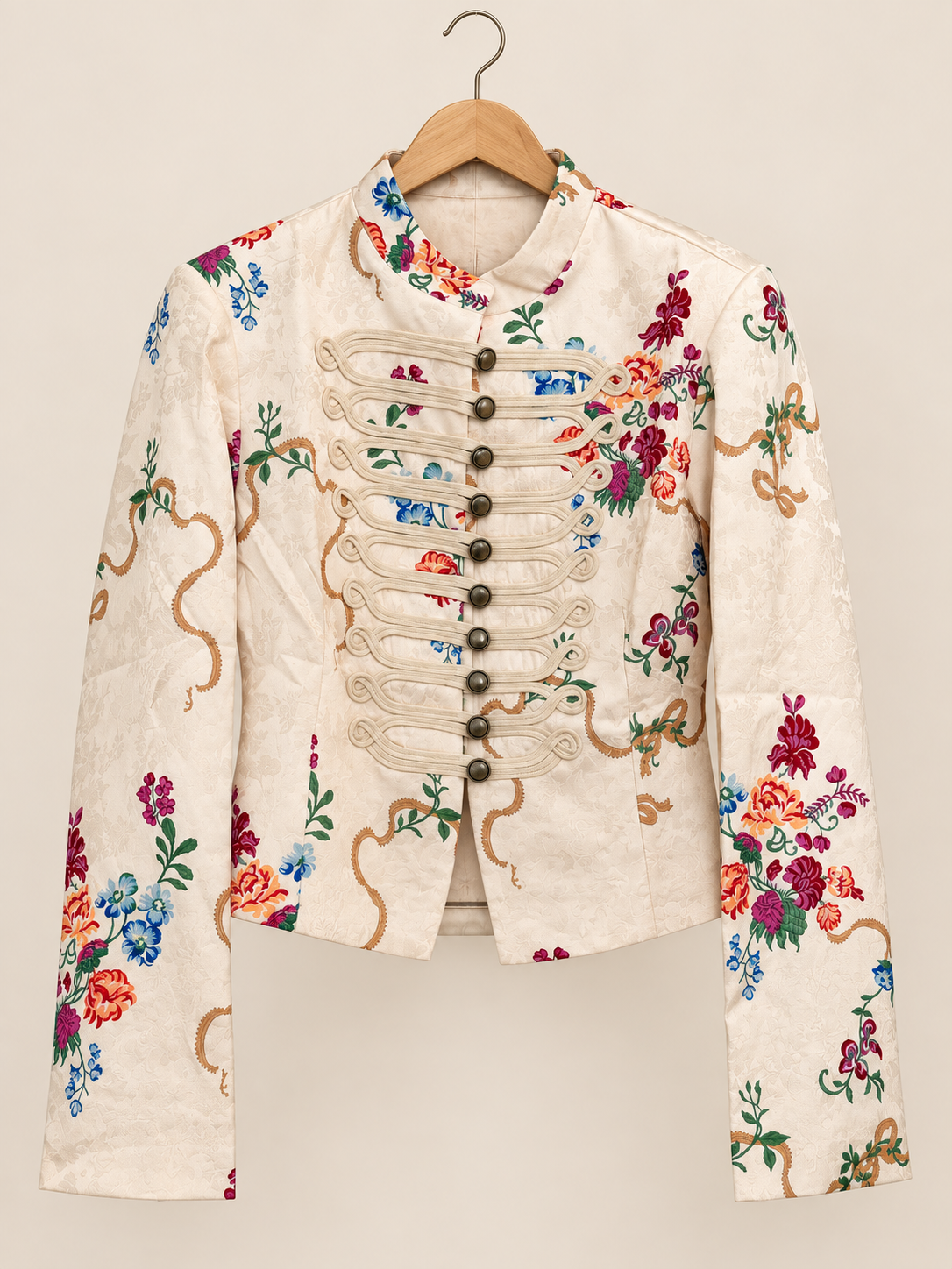 Floral/napoleon jacket