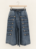 Napoleón/denim Bermuda
