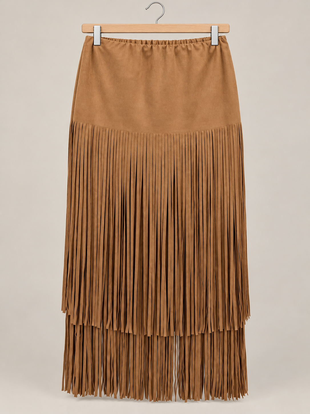 Suede skirt