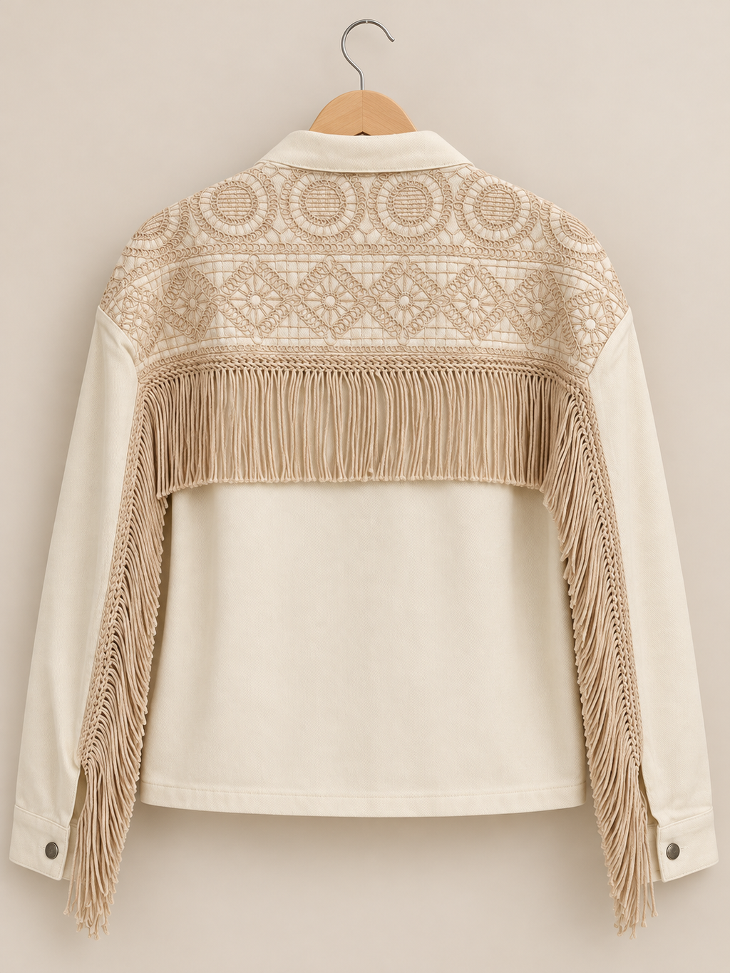 fringe/embroidery jacket