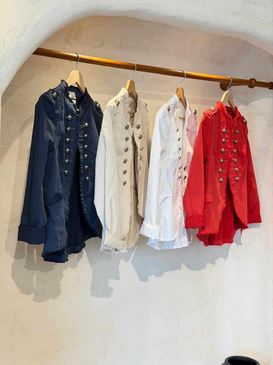Cotton/stretch jacket