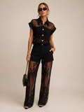 Lace black set