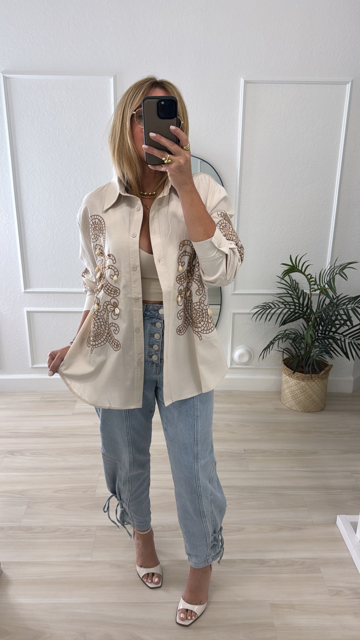 shell blouse