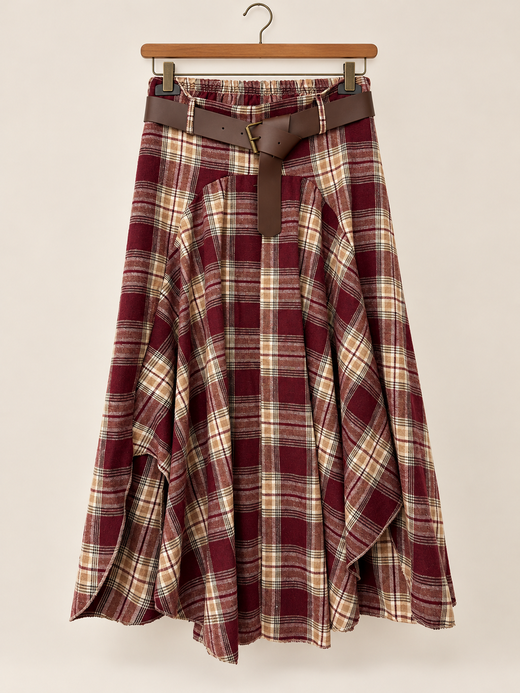 plaid skirt