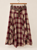 plaid skirt