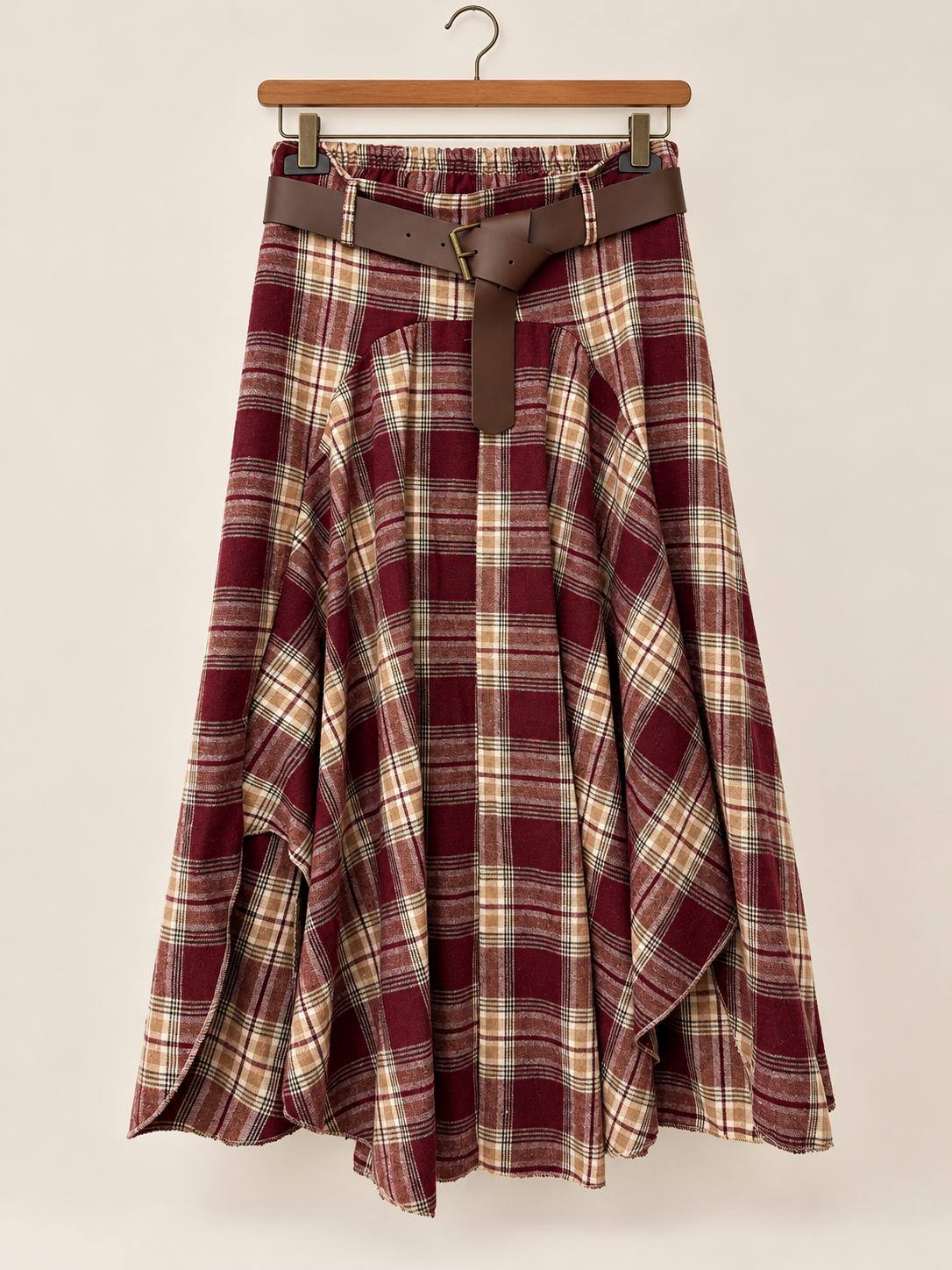 plaid skirt
