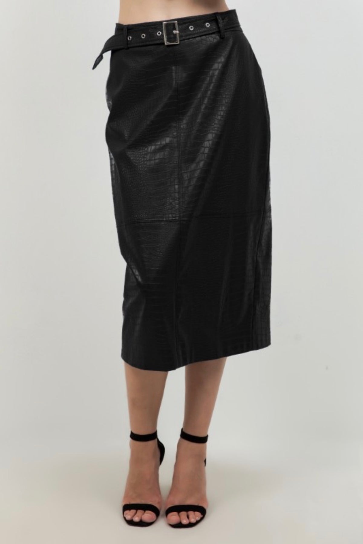 Leather skirt