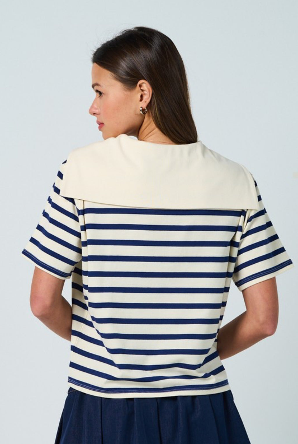 Navy blouse