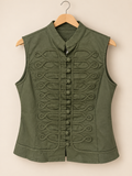 Olive/napoleon vest