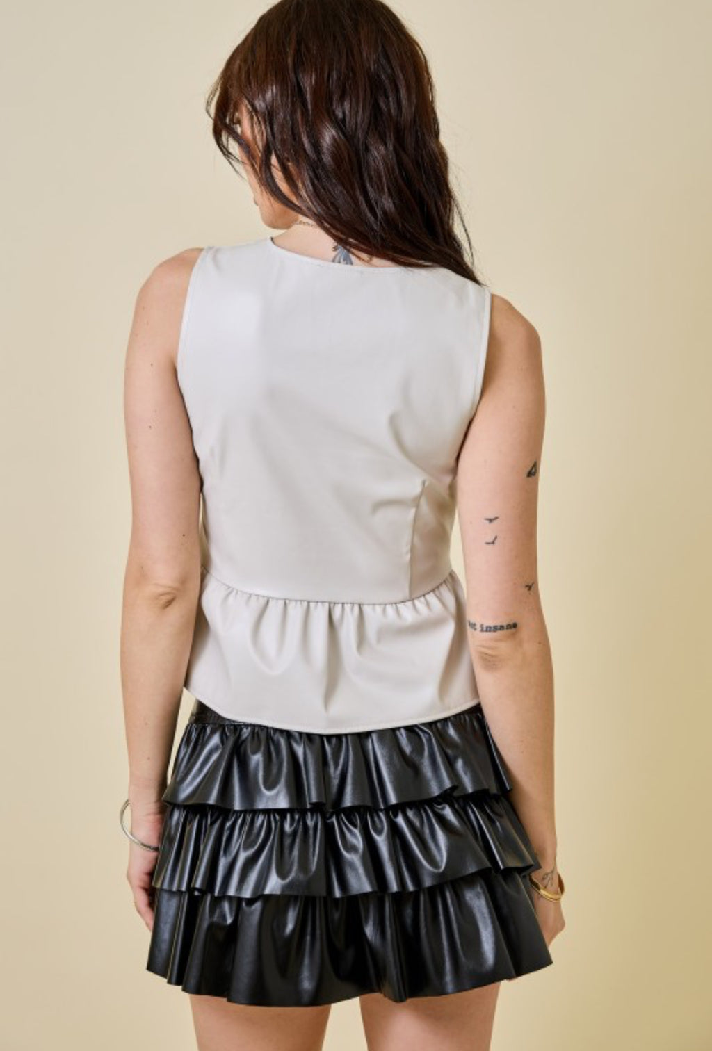Leather top