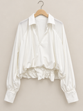 White/bomber blouse