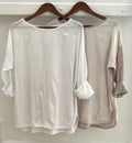 silk/cotton blouse