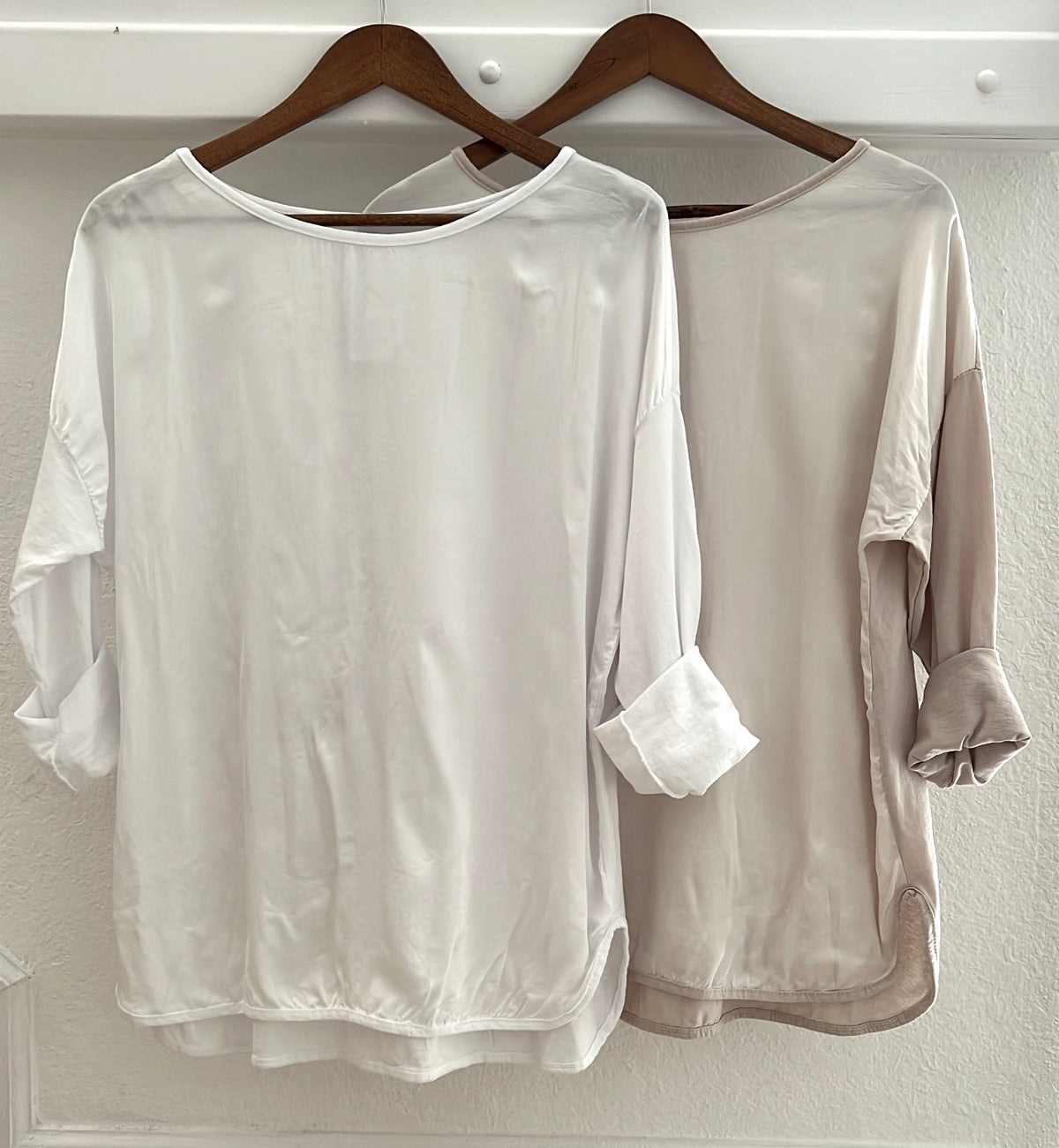 silk/cotton blouse