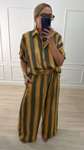Viscose/olive set
