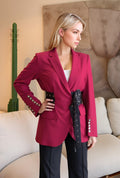 Double Belt Blazer