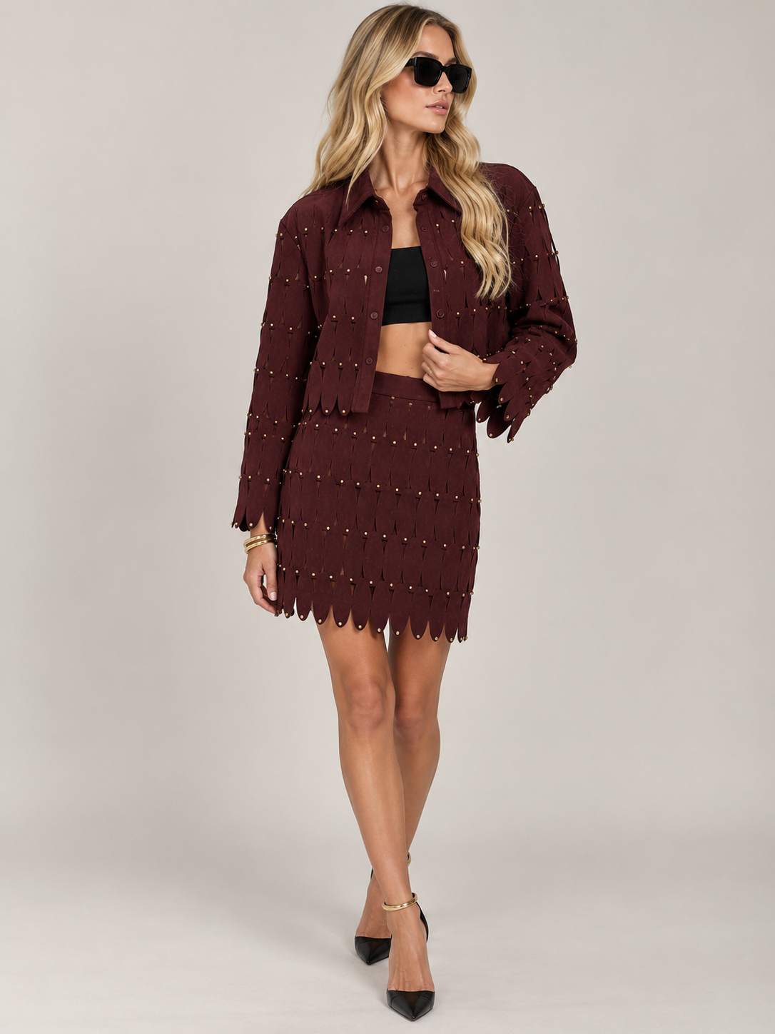 Suede set