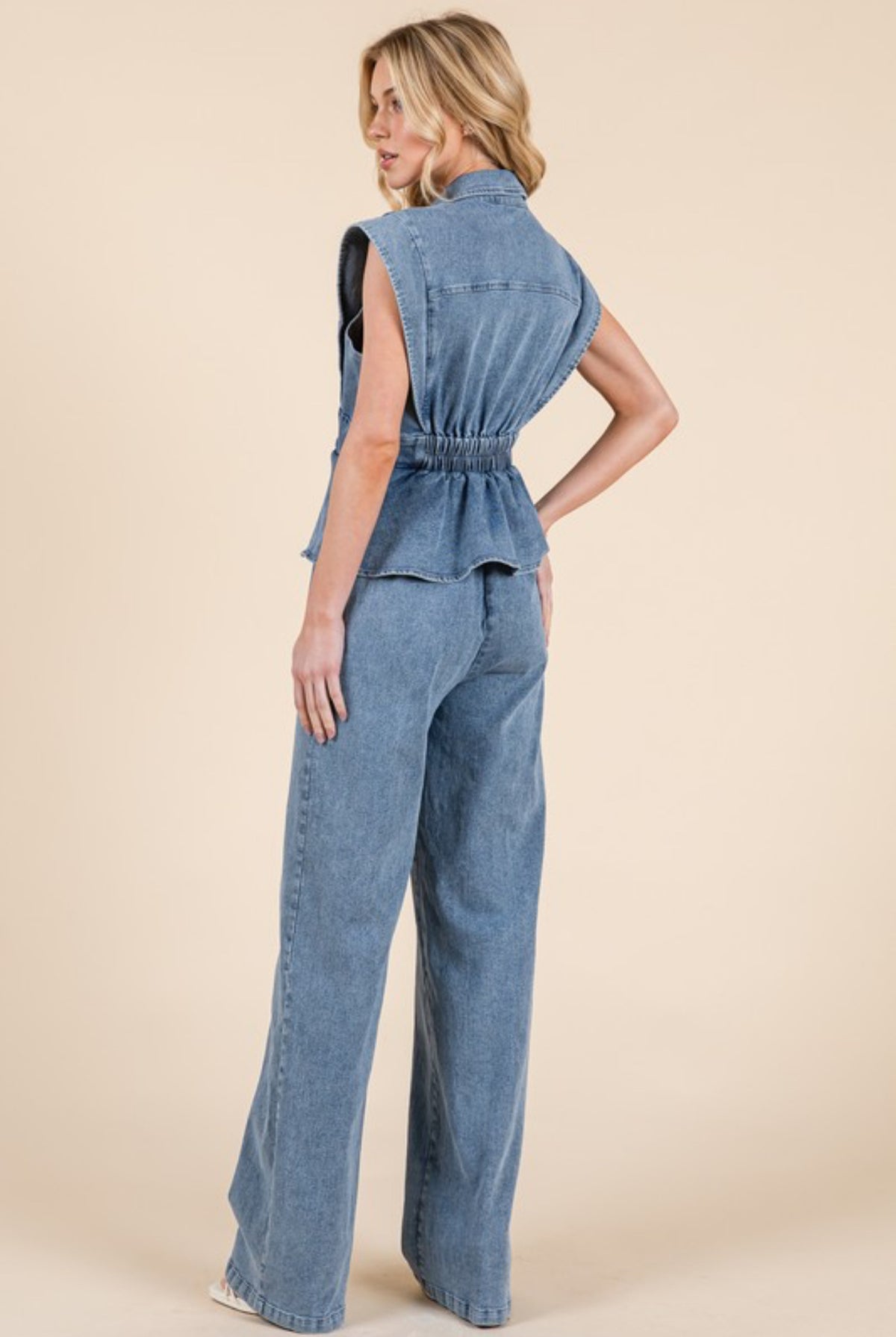 Denim/stretch Jumper