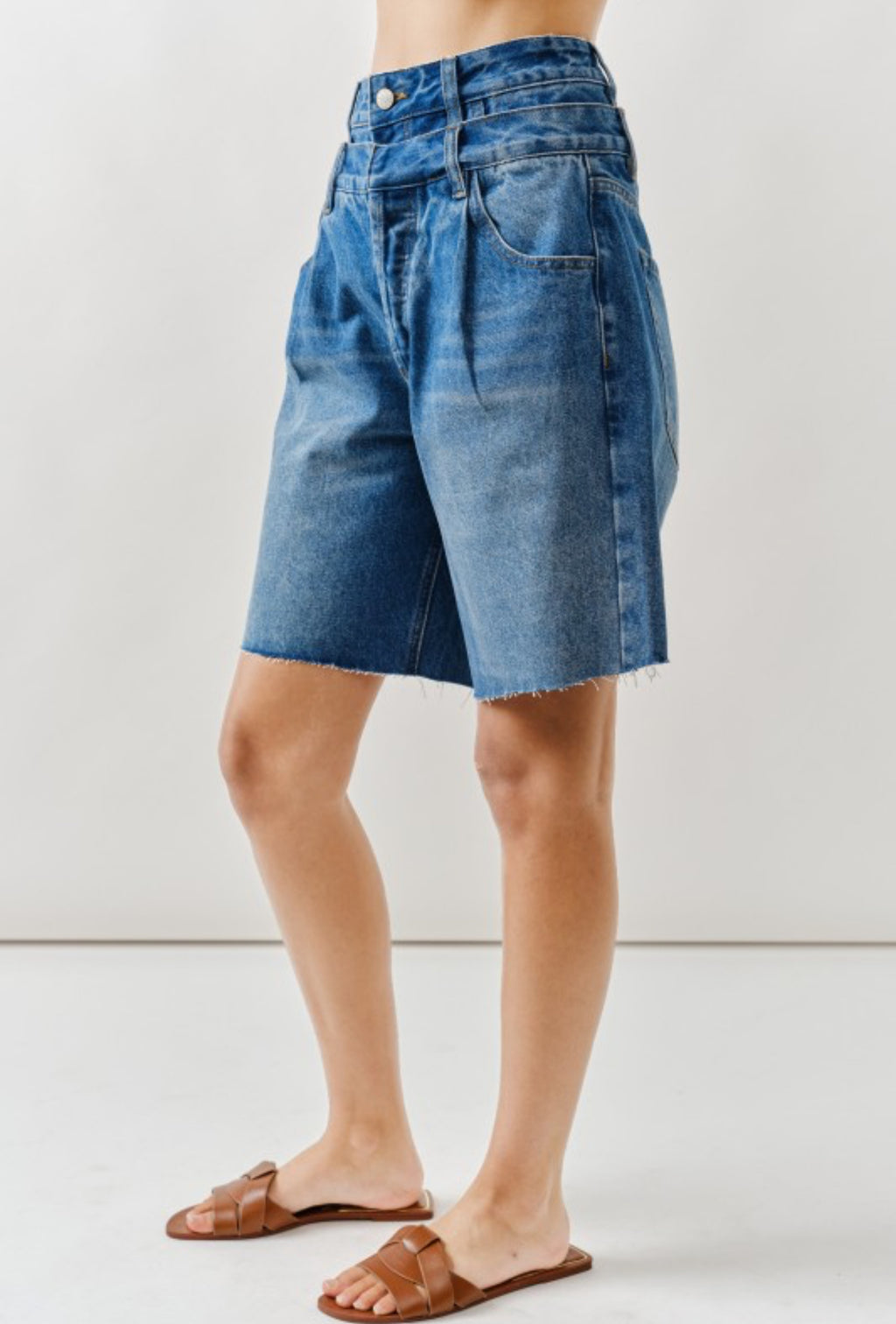 Doble pretina bermuda/short
