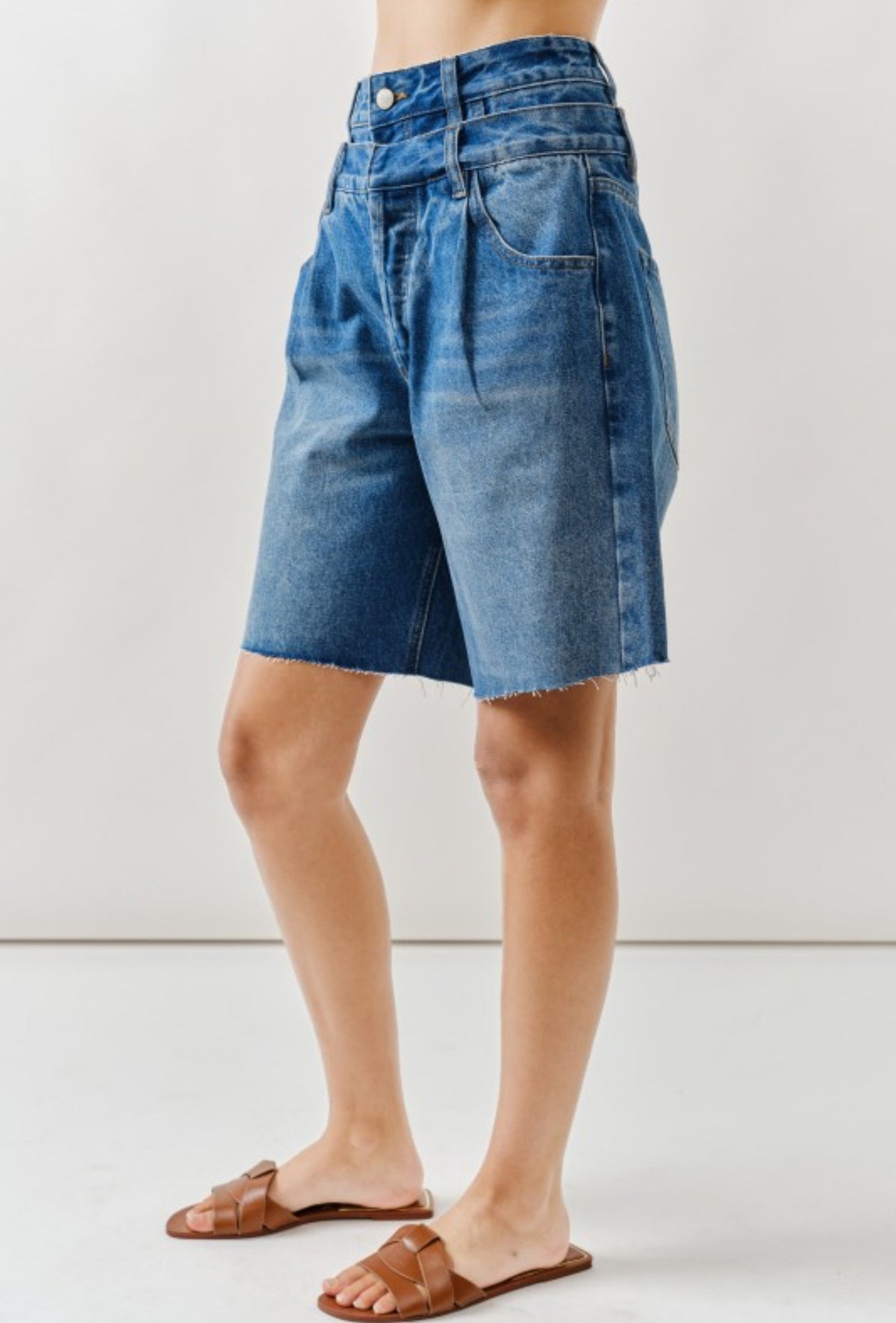 Doble pretina bermuda/short