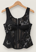 Midnight Sequin Top