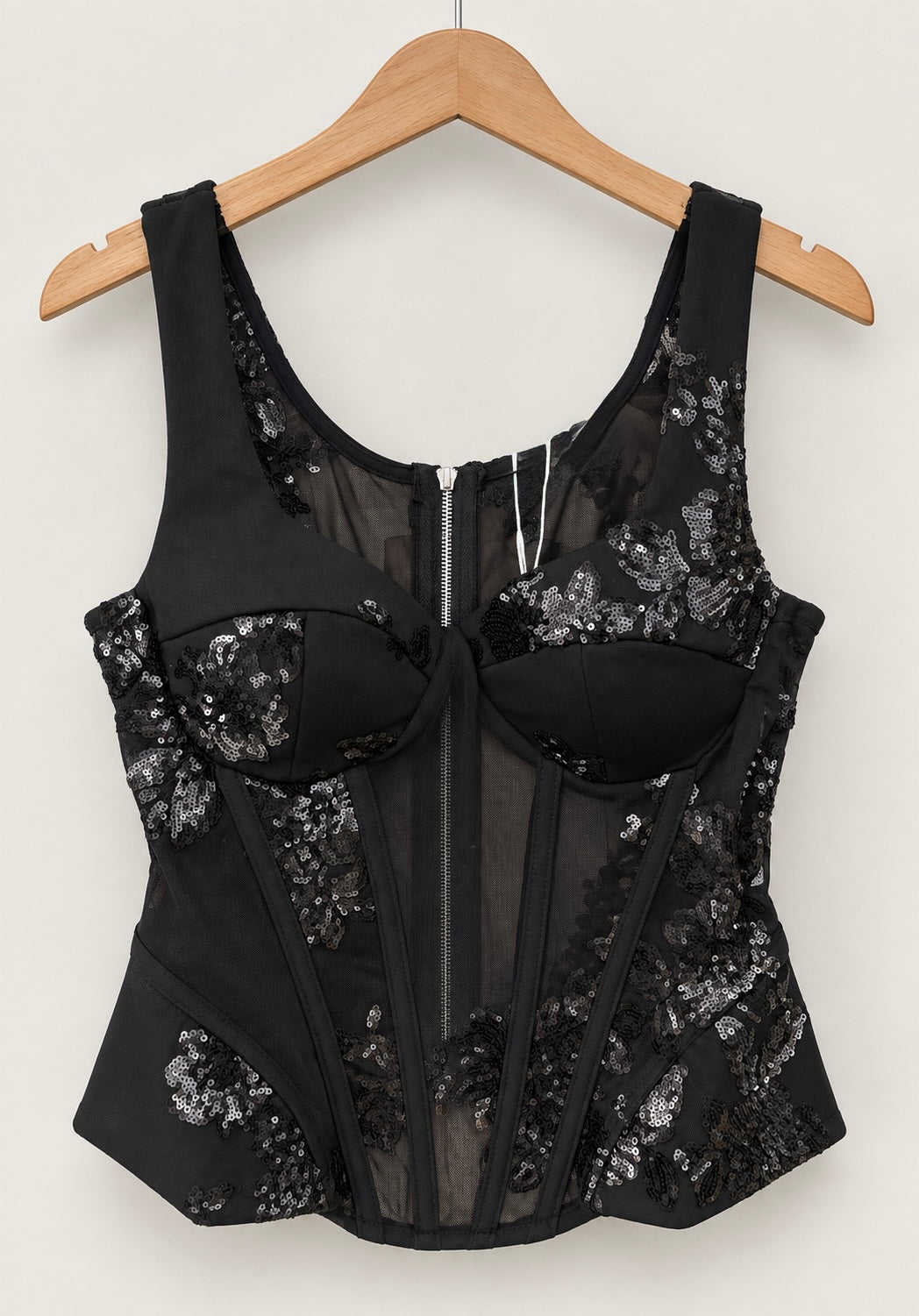 Midnight Sequin Top